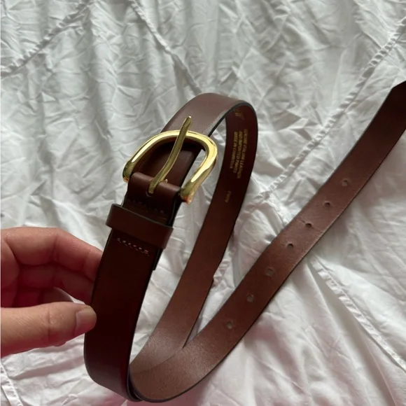NWT J.Crew Classic belt in Italian leather - best seller - Picture 6 of 9